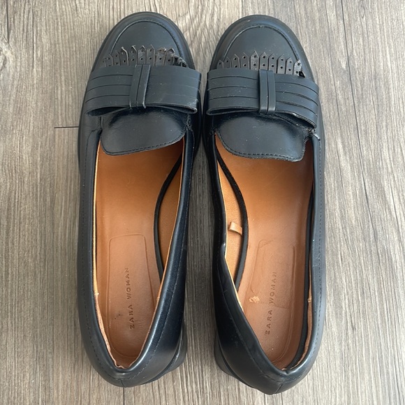Zara Women Black Loafers - Picture 3 of 8
